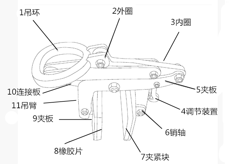 鉻40石材夾具結(jié)構(gòu)闡述及各零部件作業(yè)步驟--河北東圣吊索具制造有限公司--石材夾具|小型攪拌機(jī)|液壓堆高車|手動(dòng)叉車 鉻40石材夾具結(jié)構(gòu)闡述及各零部件作業(yè)步驟--河北東圣吊索具制造有限公司--石材夾具|小型攪拌機(jī)|液壓堆高車|手動(dòng)叉車